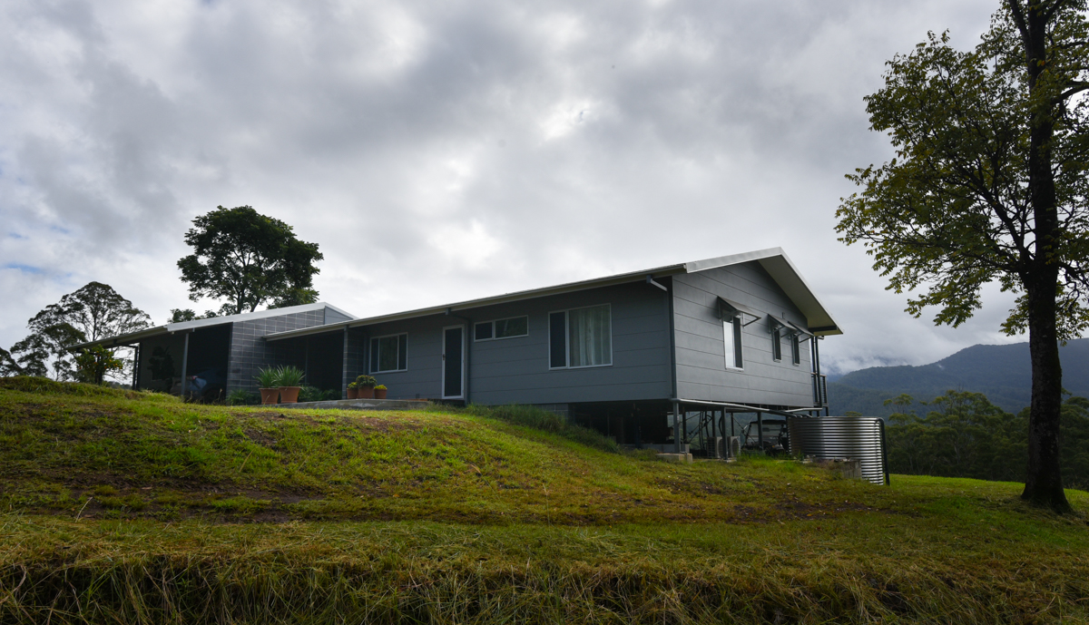 Rural residence, off-grid, bushfire