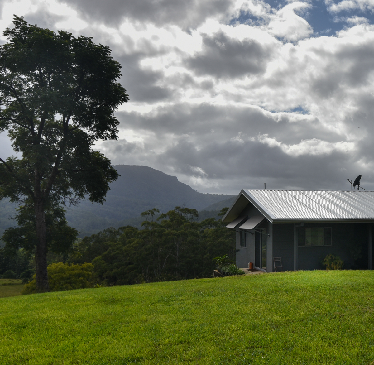 Rural residence, off-grid, bushfire