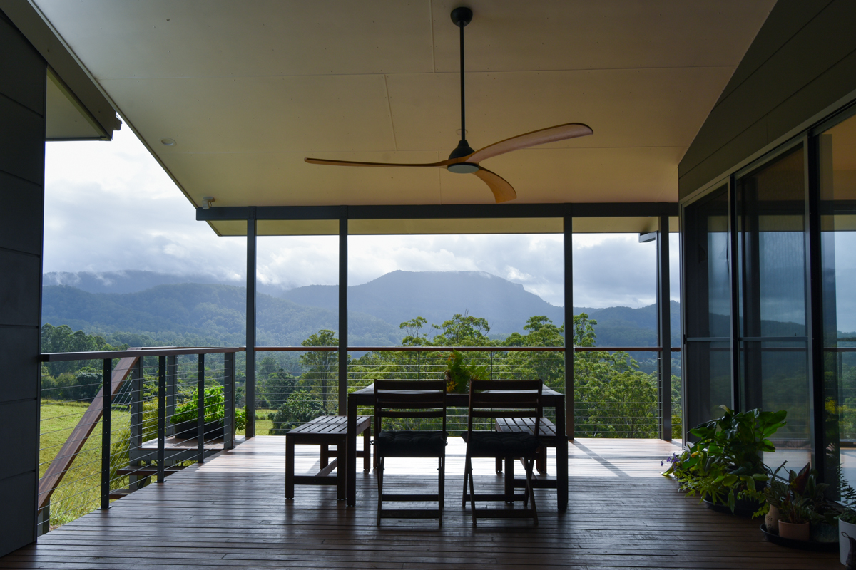 Rural residence, off-grid, bushfire
