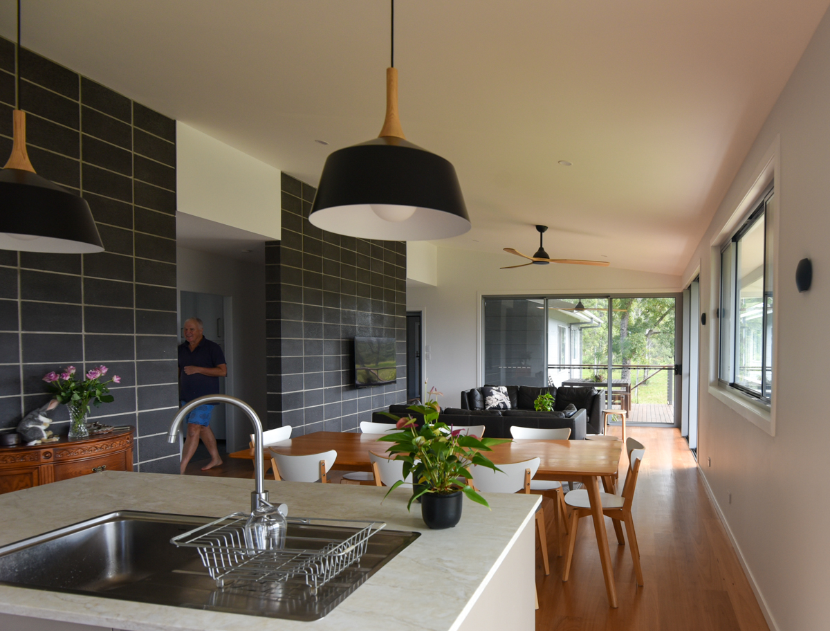 Rural residence, off-grid, bushfire
